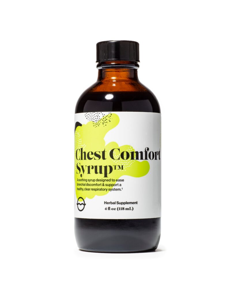 Organic Oliva Chest Comfort syrup bottle